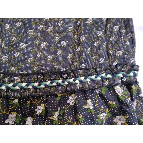 ANTHROPOLOGIE Karoline Tiered Floral Maxi Dress Boho Cottagecore Womens Size 8 - Picture 7 of 14